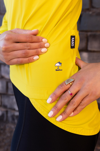 Kurtka Rowerowa Przeciwdeszczowa Lemon (damska)