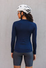 Bluza Kolarska Merino Granatowy (damska)