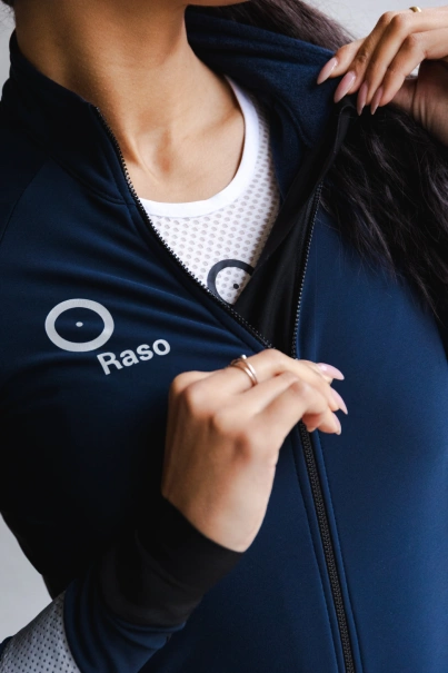 Bluza Kolarska Colorful Ciemnogranatowa (damska)