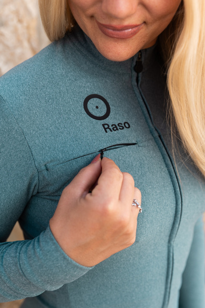 Bluza Kolarska Melange Zielony (damska)