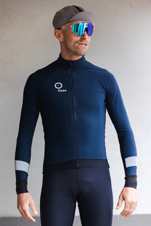 Bluza Kolarska Colorful (ciemnogranatowy)