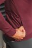 Bluza Kolarska Merino (rubinowy)