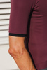 Koszulka Kolarska Merino (rubinowy)