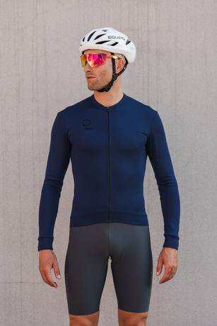 Bluza Kolarska Merino (granatowy)