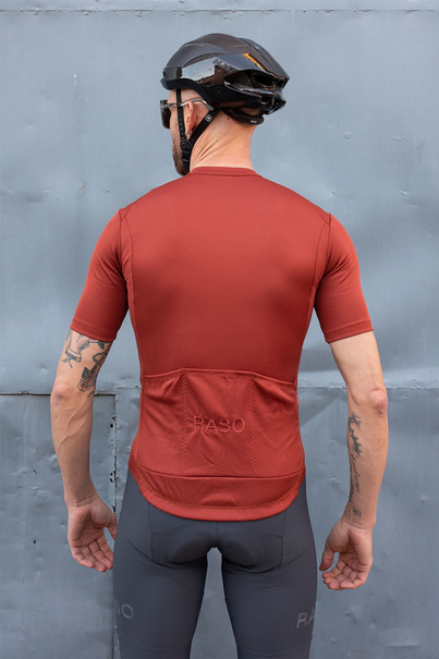 Koszulka Kolarska Classic Merino (burgund)