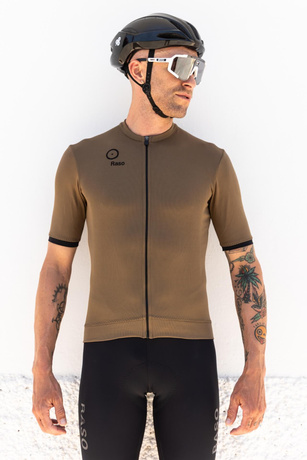 Koszulka Kolarska Classic Merino (brąz)