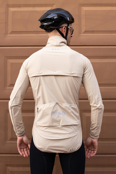 Kurtka Rowerowa Przeciwdeszczowa Light (biszkoptowy)