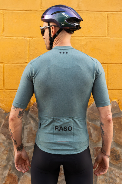 Koszulka Kolarska Classic Melange (zielona)