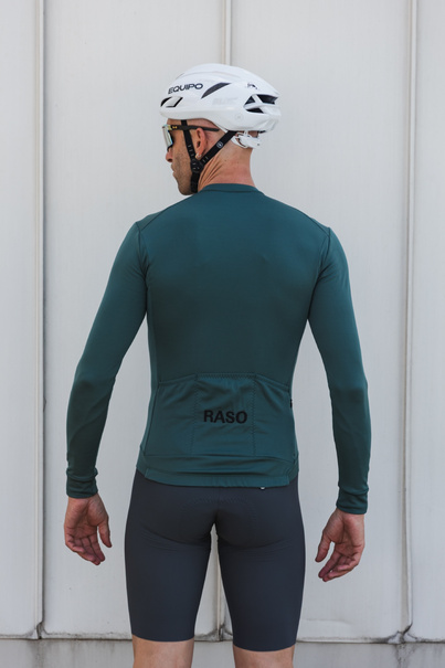 Bluza Kolarska Merino (ciemna zieleń)