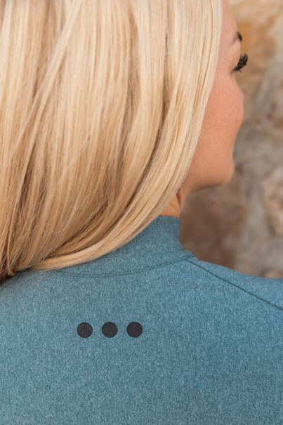 Bluza Kolarska Melange Zielony (damska)